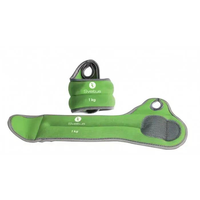 GRÜN Weight Cuffs 2x1 kg with Velcro and Thumb Loop