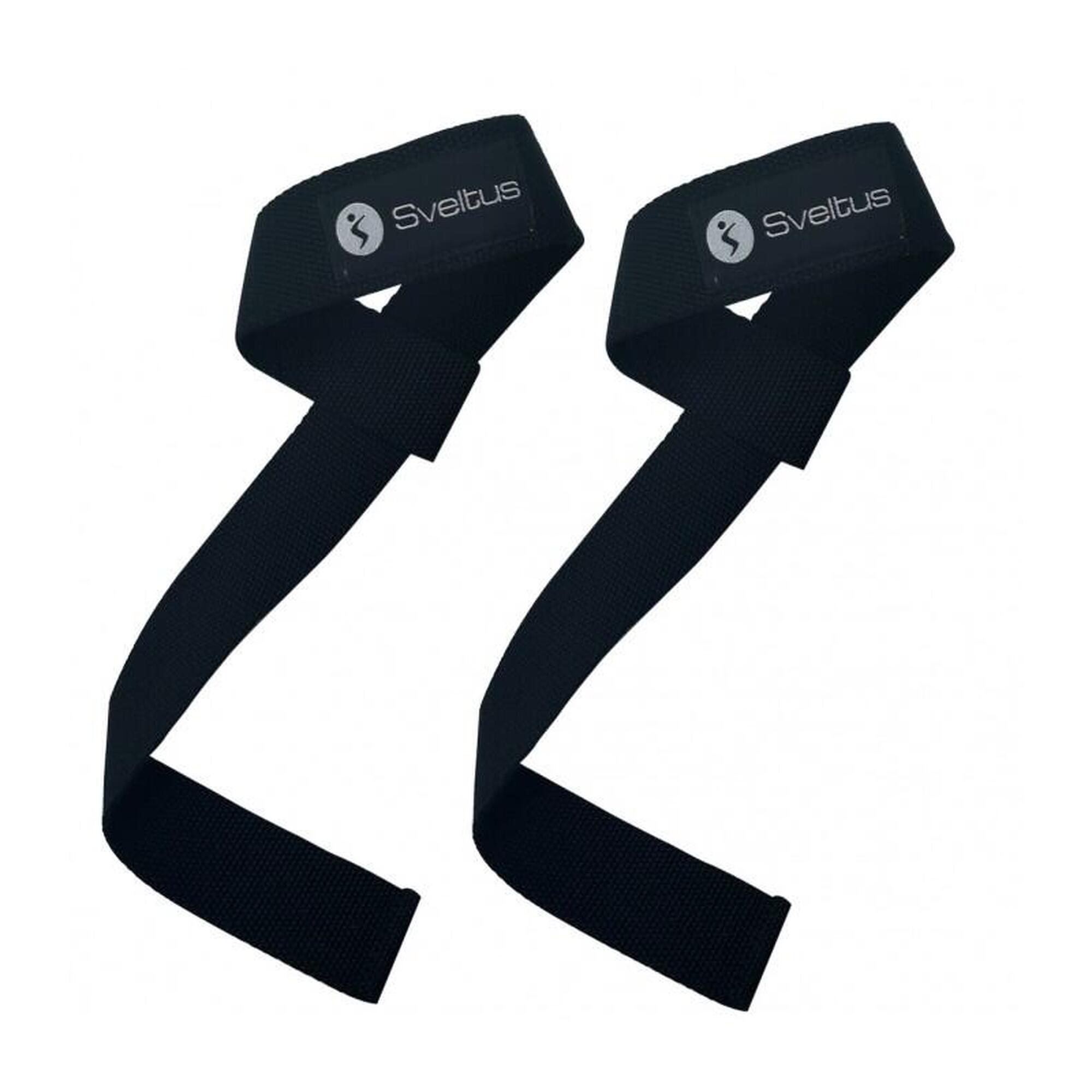 SVELTUS Sveltus 60 cm Black Lifting Strap 4 cm with Foam Reinforcement