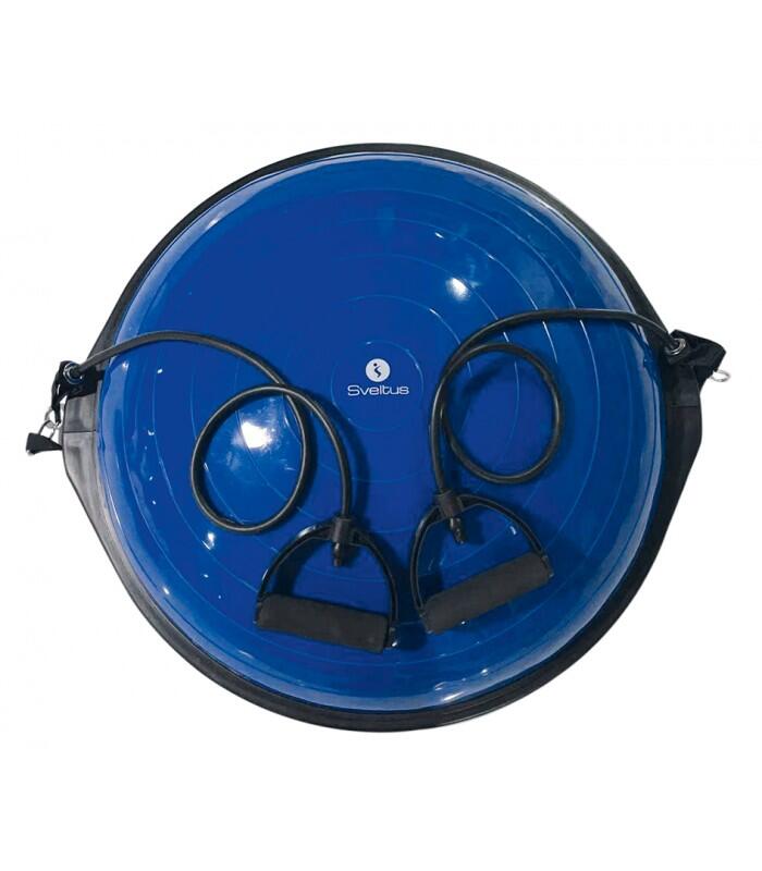 SVELTUS Dome Trainer Sveltus mezza sfera equilibrio 104 cm con tubi elastici