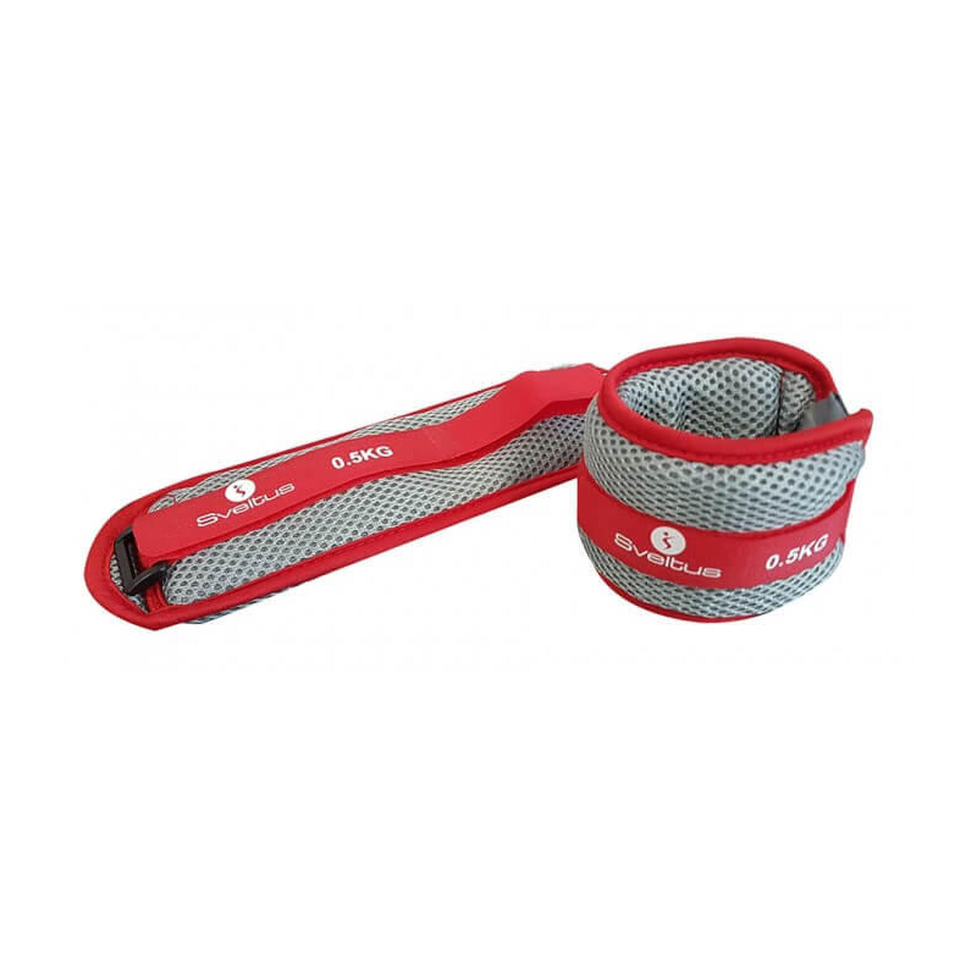 Sveltus - Aquaband 500g Sveltus Manchettes Lestées Rouges Pour Poignets Et Chevilles - Bracelets Lestés - Rouge - Decathlon
