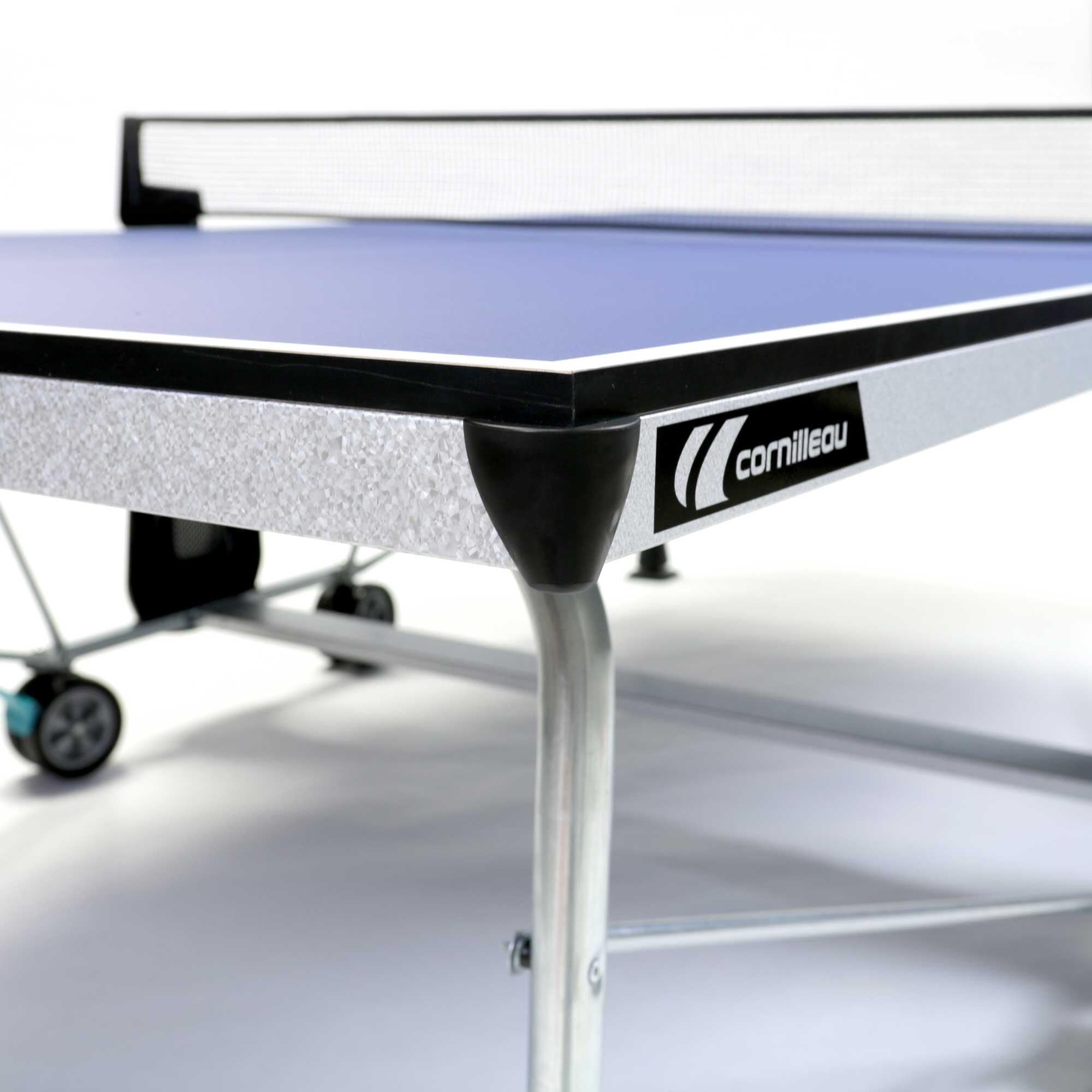 NEW 300 Indoor Table Tennis Table - Grey 5/6