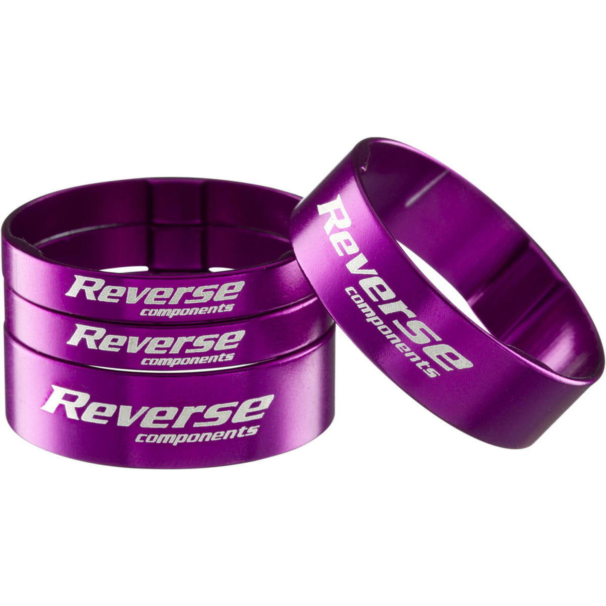 REVERSE Spacer Set Gabel ultra light - 1 1/8 Zoll - purple