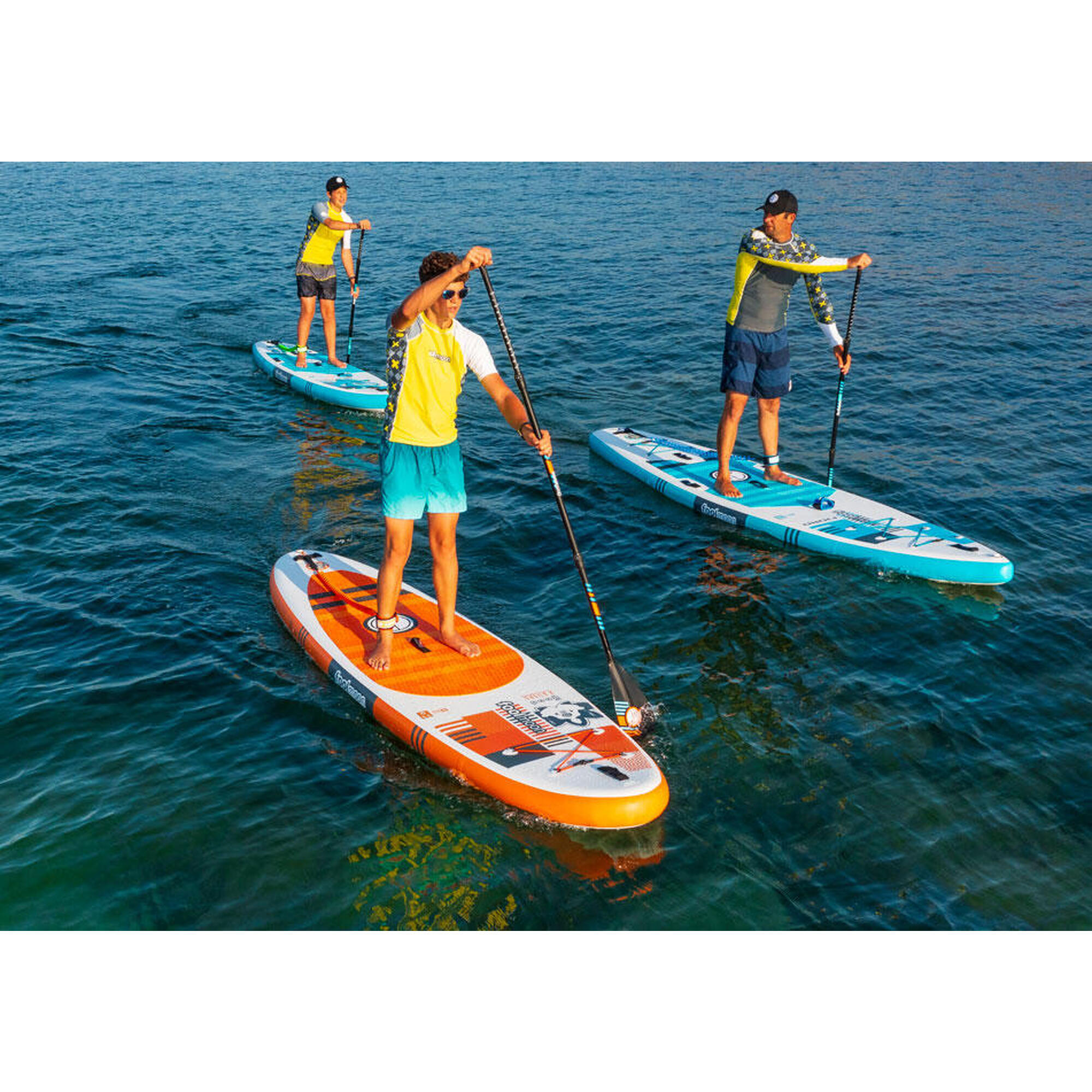 Inflatable Stand Up Paddle Good Karma 11.0 - white/orange - complete set