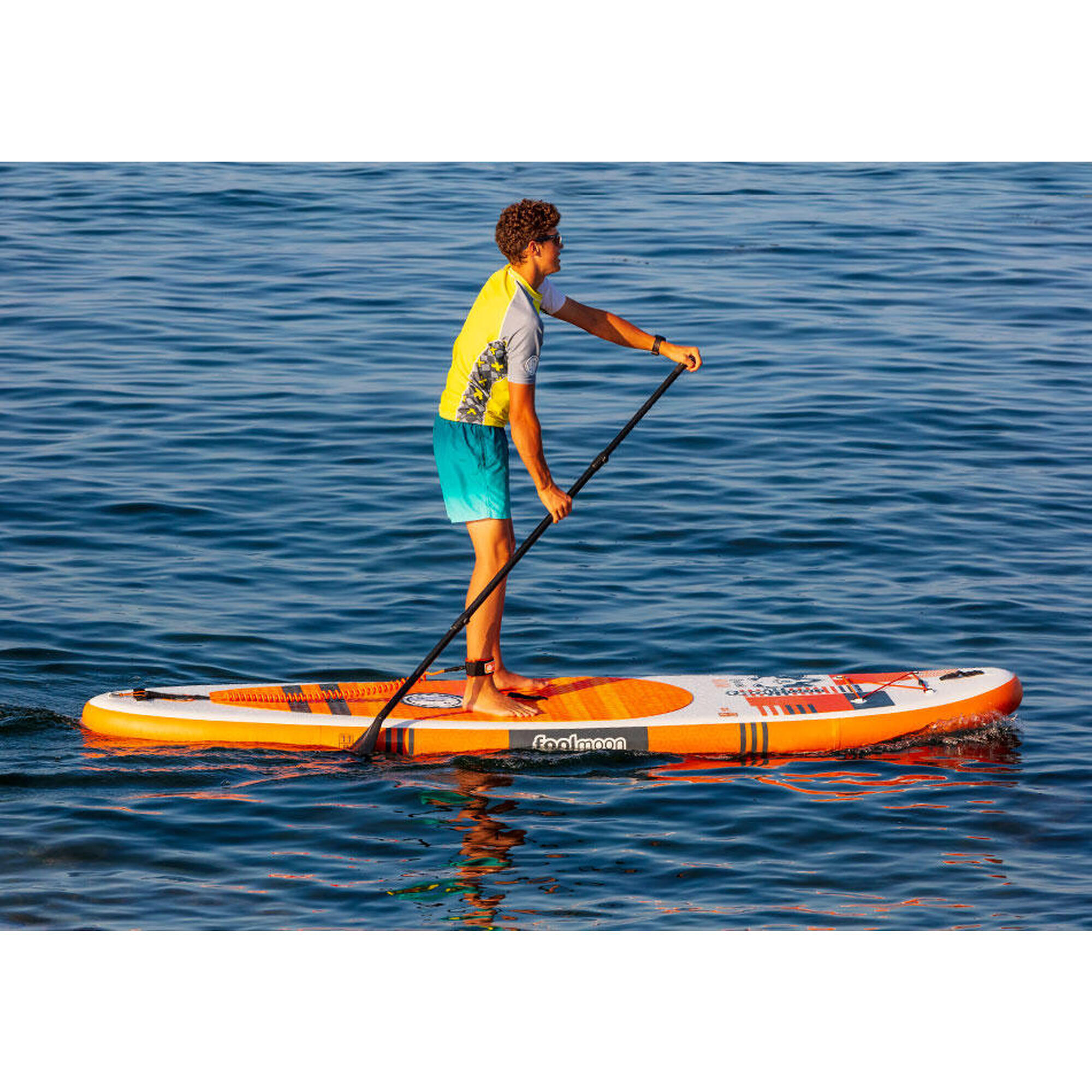 Inflatable Stand Up Paddle Good Karma 11.0 - white/orange - complete set