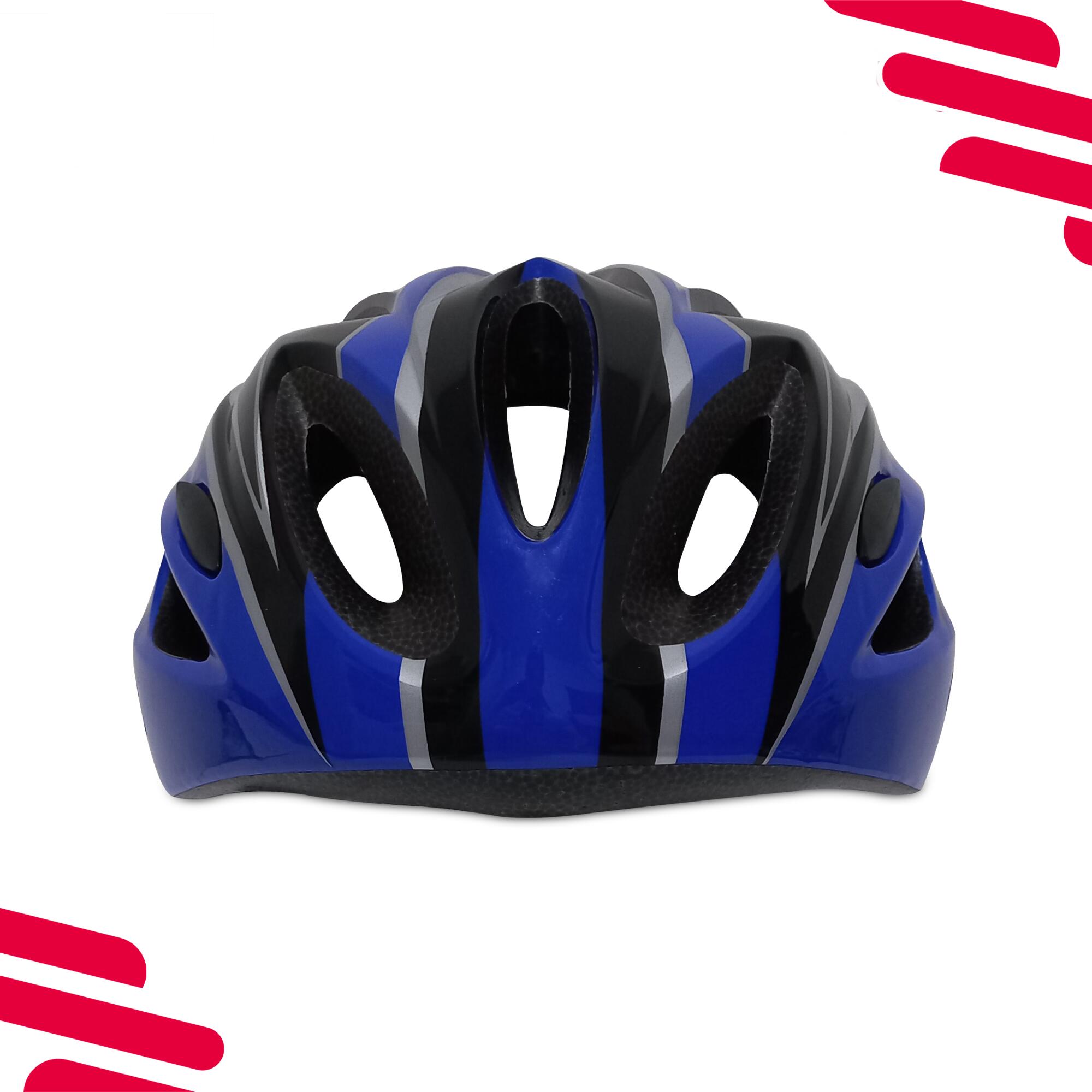 Fietshelm Dames/Heren Pro Sport Lights - Blauw/Zwart 3/5
