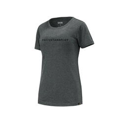 Getoutandplay T-shirt en coton organique pour femme - graphite