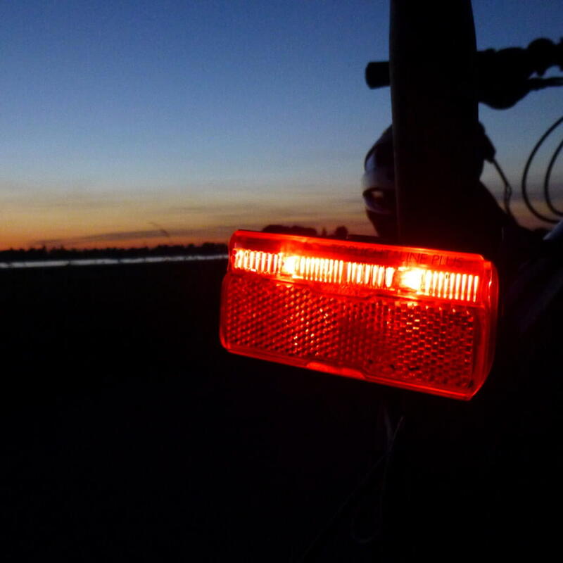 Éclairage vélo Tr rouge