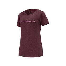 Getoutandplay Women Organic Katoenen T-Shirt - Raisin