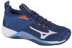 Chaussures de volley-ball Femmes Mizuno Wave Momentum Bleu Marine