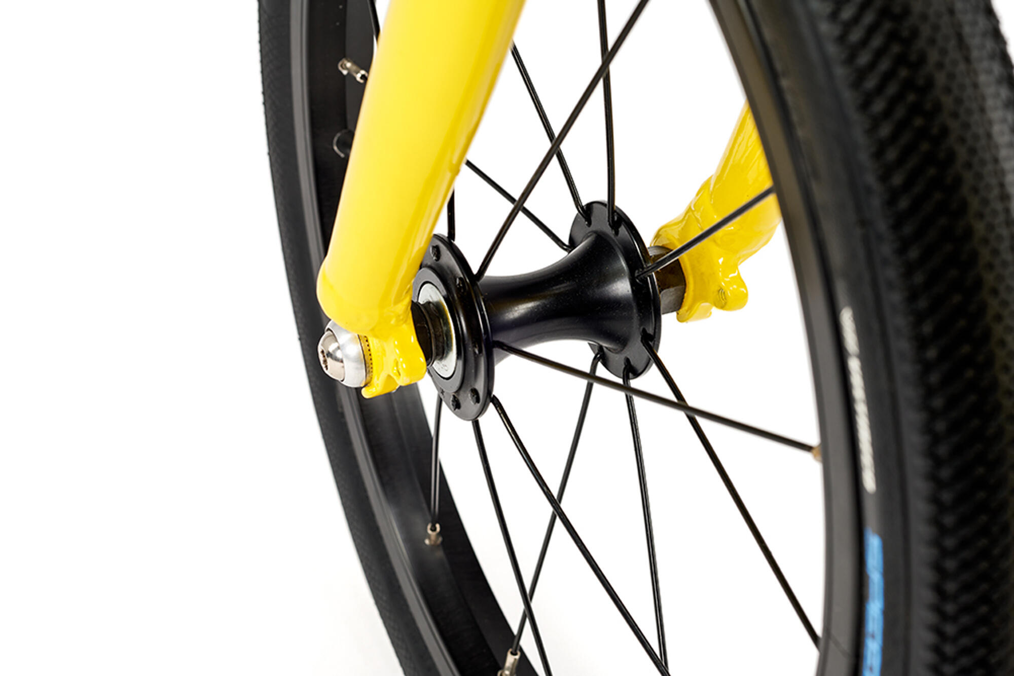 CINTURÓN ACADEMY GRADE 3 - Bicicleta infantil de 16 pulgadas amarillo 3/5