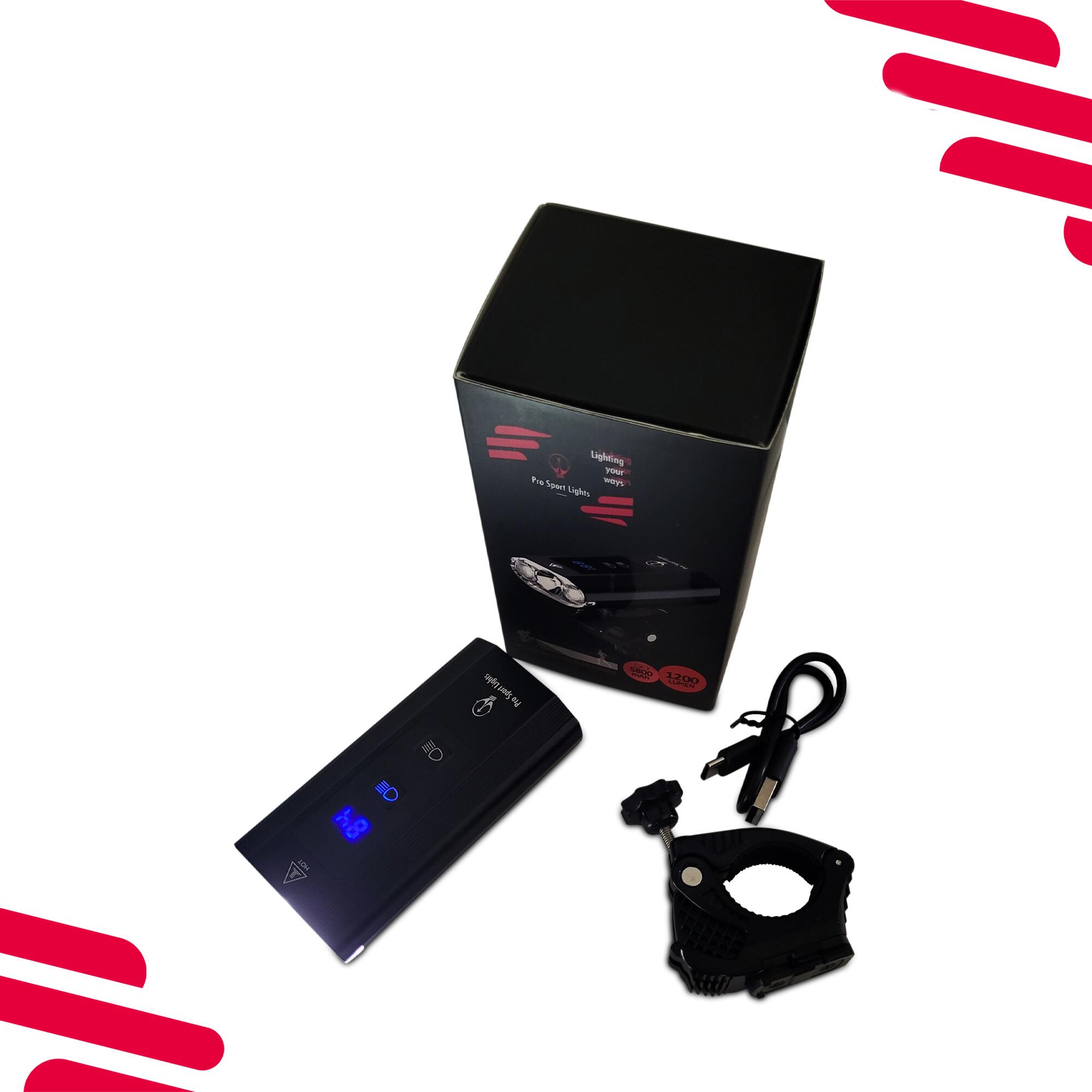 Faro per bici 1200 lumen Pro Sport Lights Performance 5/8