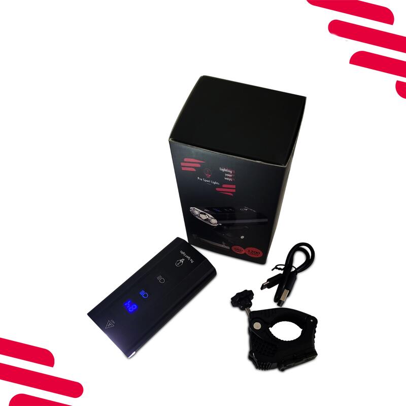 Lumină bicicletă 1200 lumeni Pro Sport Lights Performance