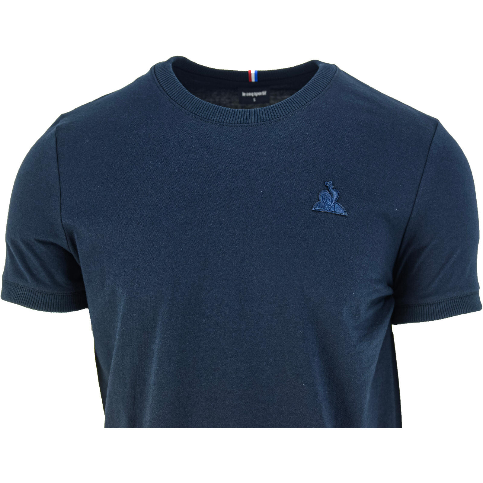 T-shirt Le Coq Sportif ESS TT Tee SS NO1, Bleu, Hommes 3/4