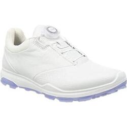 Zapatos de Golf para Mujer ECCO Biom Hybrid 3 Boa Blanco de Piel