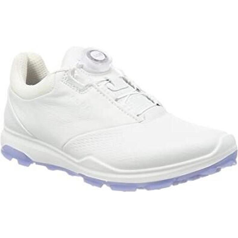 Zapatos de Golf para Hombre ECCO Biom Hybrid 3 Boa Blanco de Piel