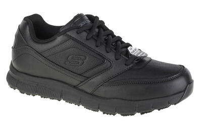 Zapatilla de caminar Skechers Work Relaxed Fit Negro