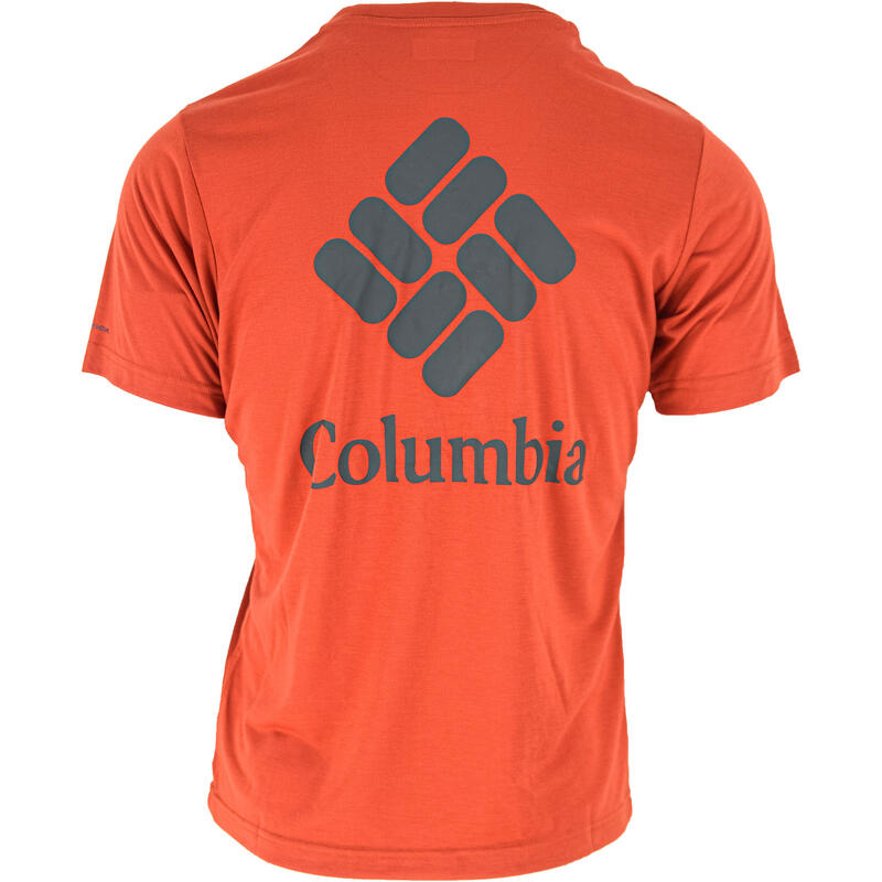 Póló Columbia Maxtrail Logo, Piros, Férfiak