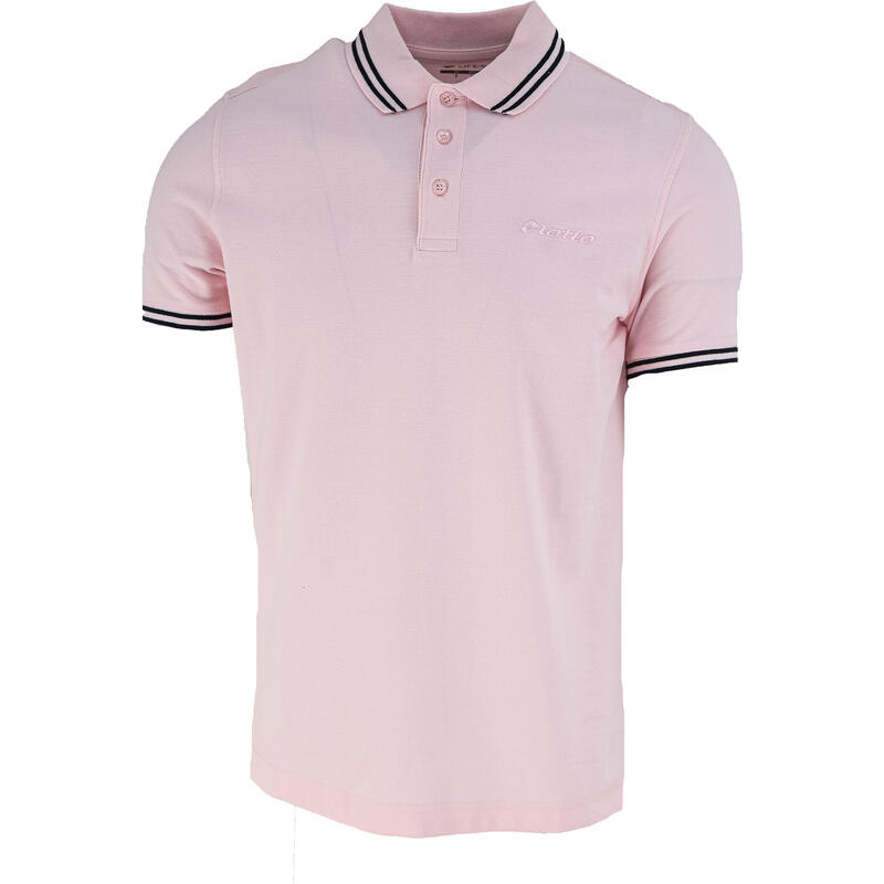 Camiseta de manga corta Lotto Polo Classica, Rosado, Hombres