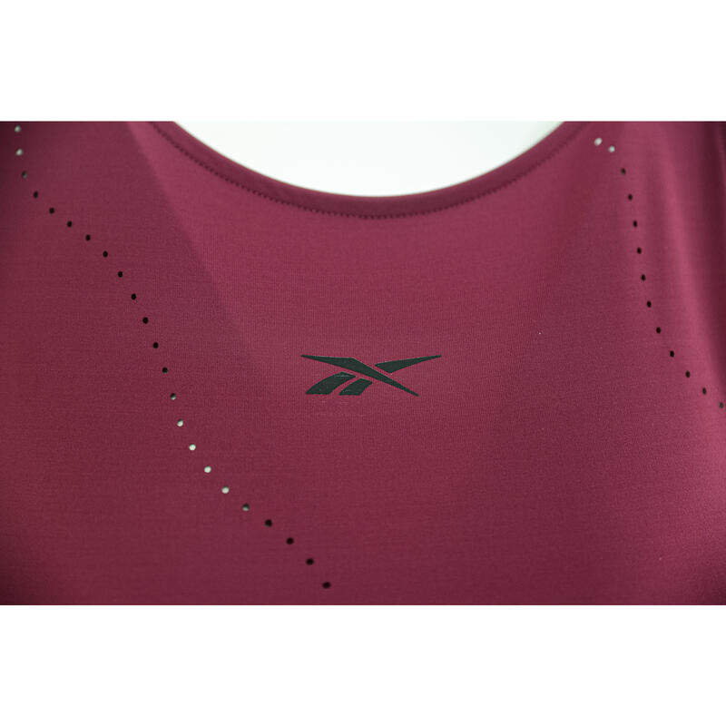 Camiseta Reebok TS Lux Perform, Púrpura, Mujer