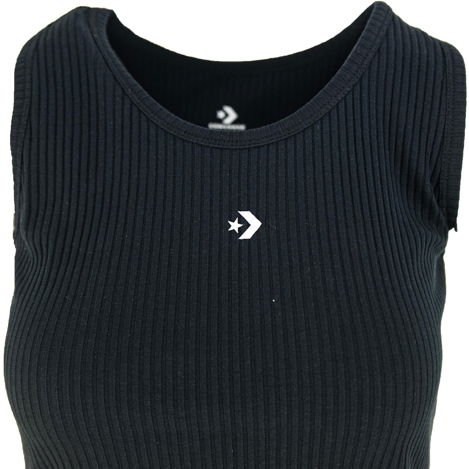 Maillot de corps Converse Scoop Neck Tank, Noir, Femmes 4/5