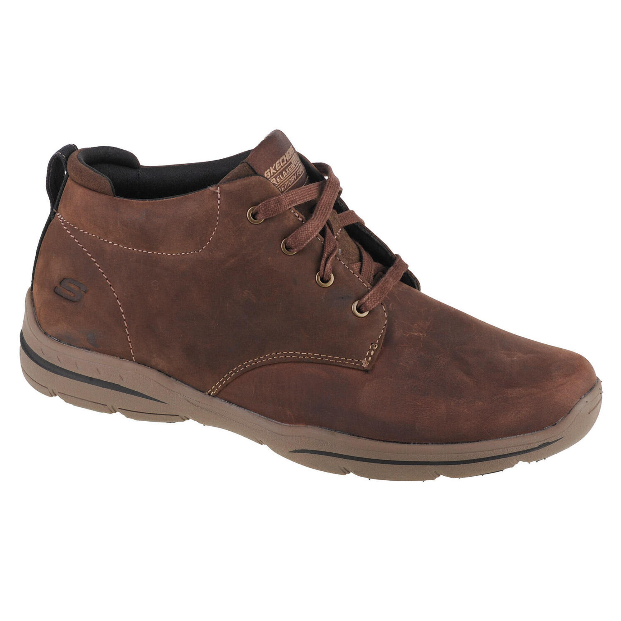 Skechers - Bottines Pour Hommes Skechers Harper Melden - Chaussures De Sport - Marron - 45 - Decathlon