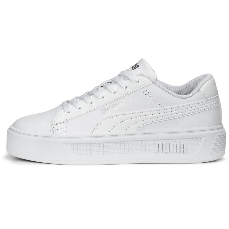 Calçado Puma Smash Platform v3, Branco, Mulheres