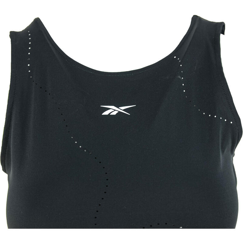 Camiseta Reebok Lux Perform, Negro, Mujer