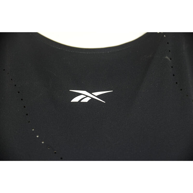 Camiseta Reebok Lux Perform, Negro, Mujer