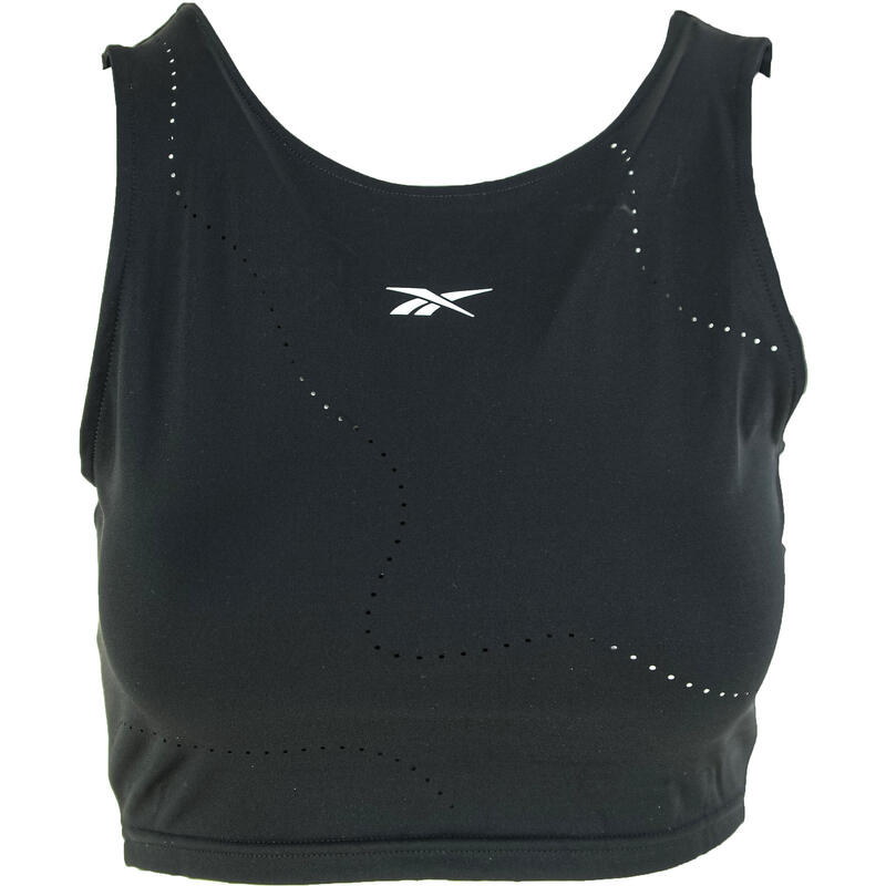 Camiseta Reebok Lux Perform, Negro, Mujer