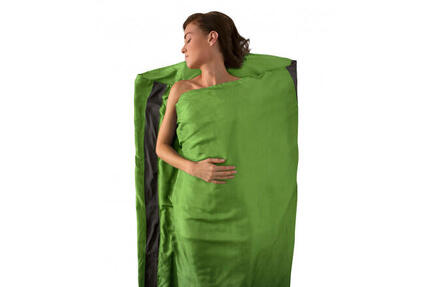 Drap de sac Sea To Summit Soie Stretch Green