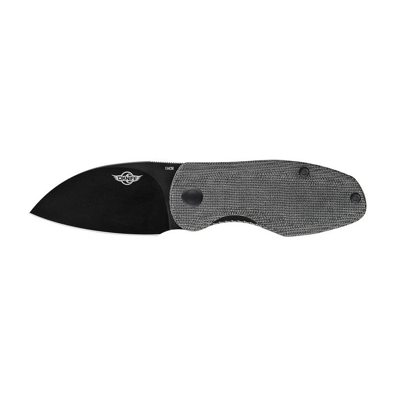 Navaja EDC Para Camping Y Caza, Olight Oknife Parrot, Negra, Cuchilla Plegable