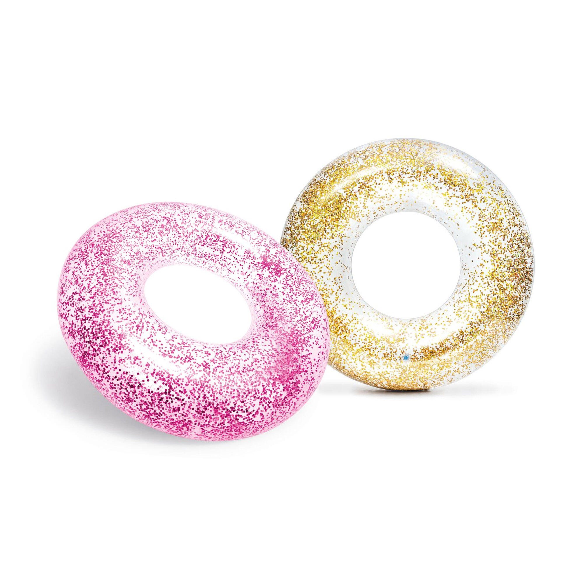 INTEX Intex 56274NP - Salvagente Glitter, Colori Assortiti, 107 cm