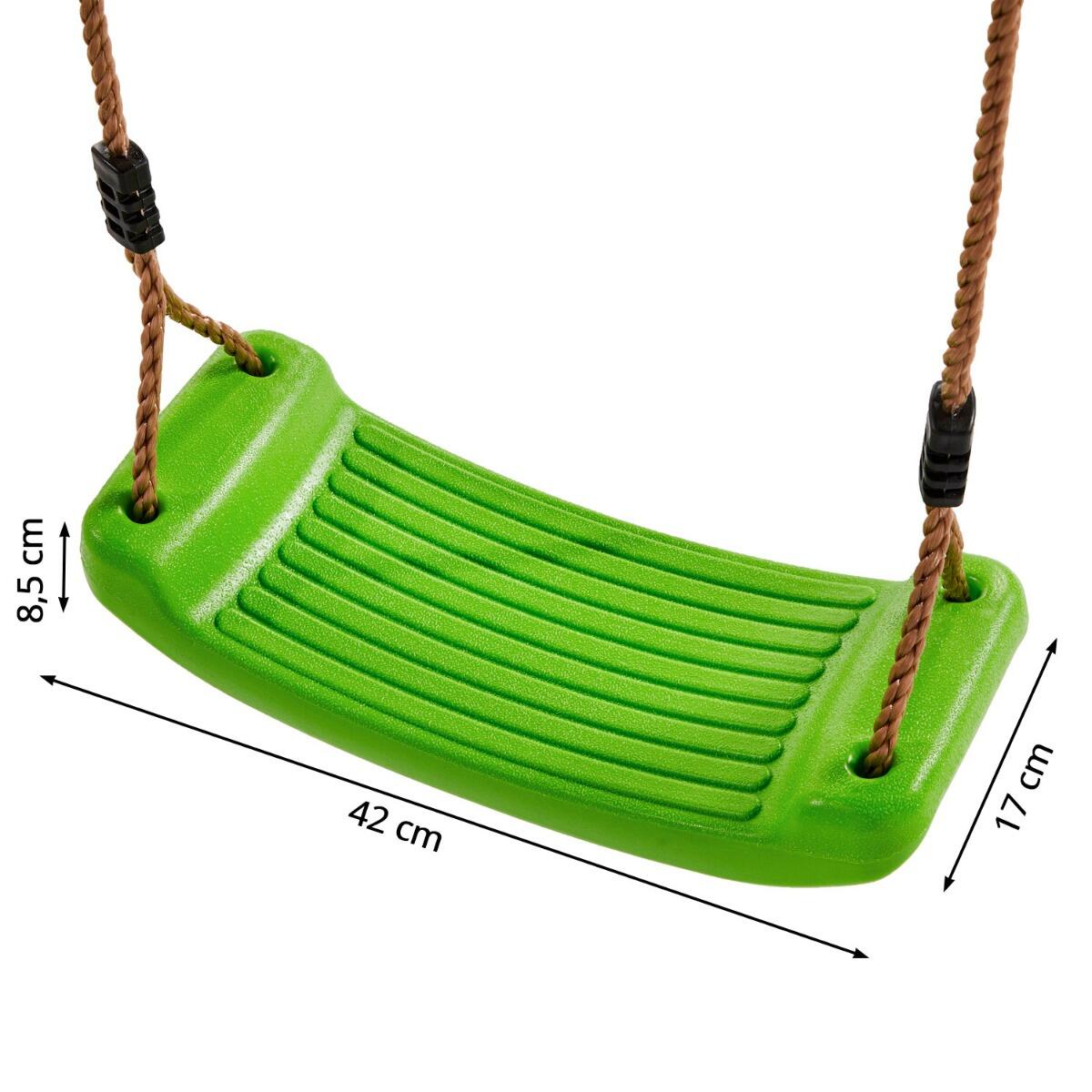 Columpio de plástico verde 4/4