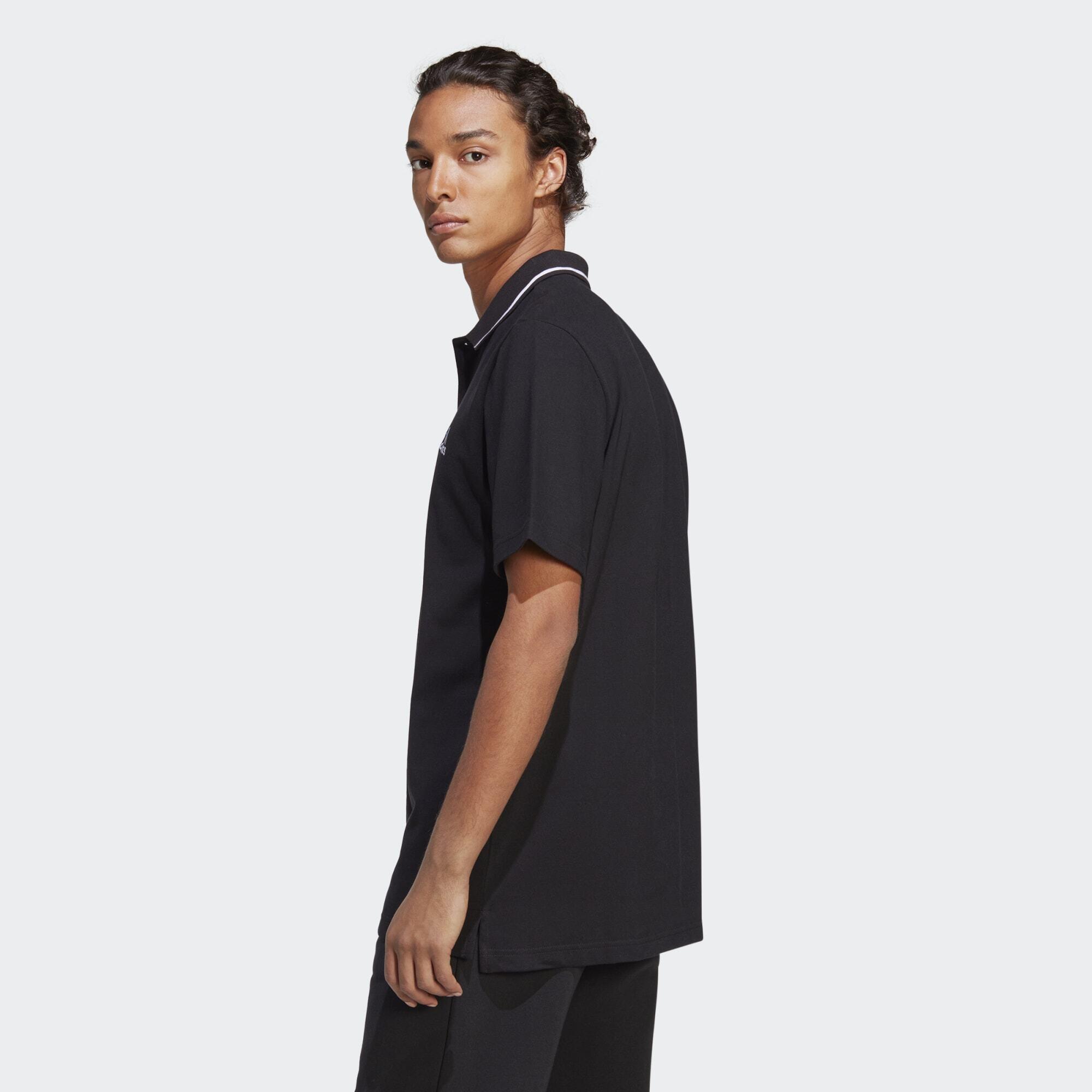 Polo à petit logo en piqué Essentials 3/7