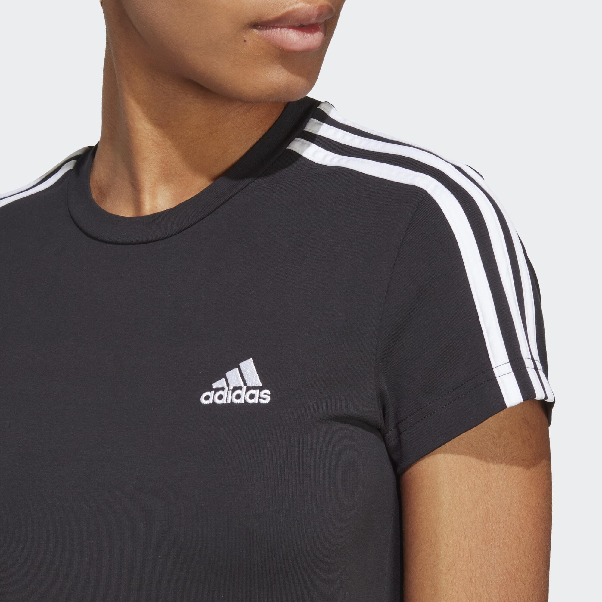Vestido camiseta Essentials Single Jersey Fitted 3 bandas 4/5