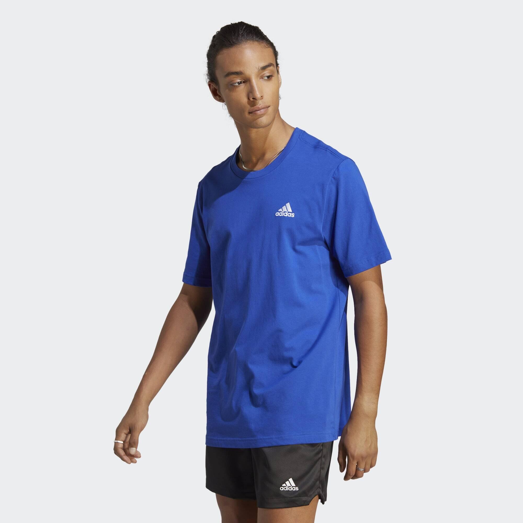 Essentials jersey T-shirt with small embroidered logo