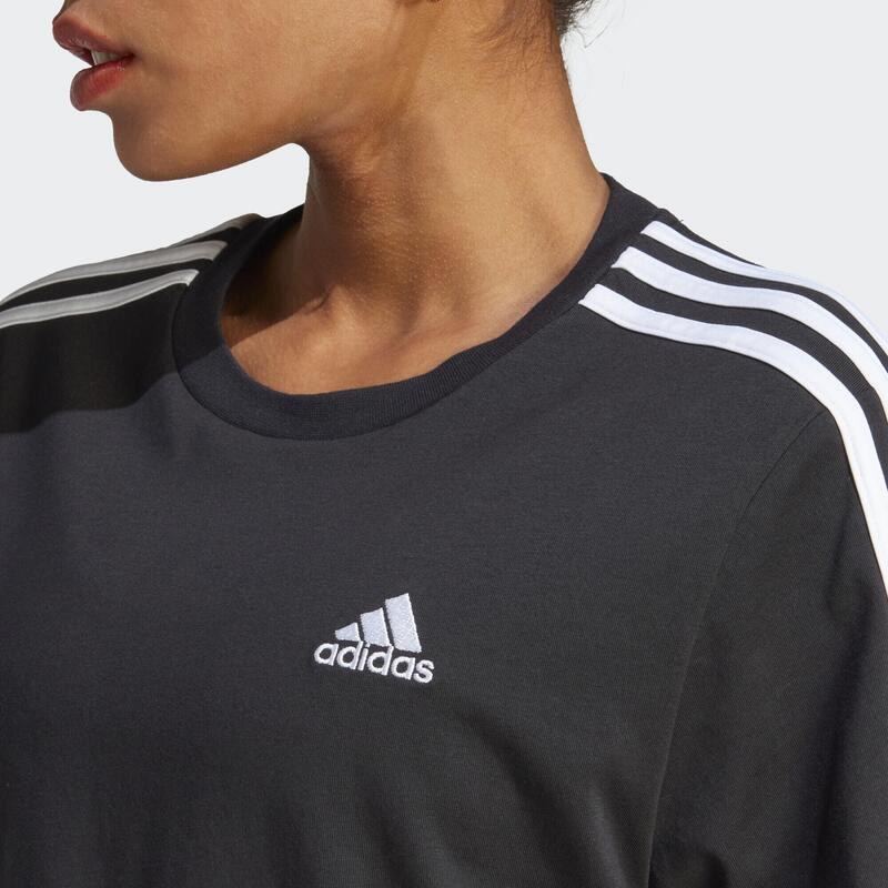 Crop top en jersey Essentials 3-Stripes