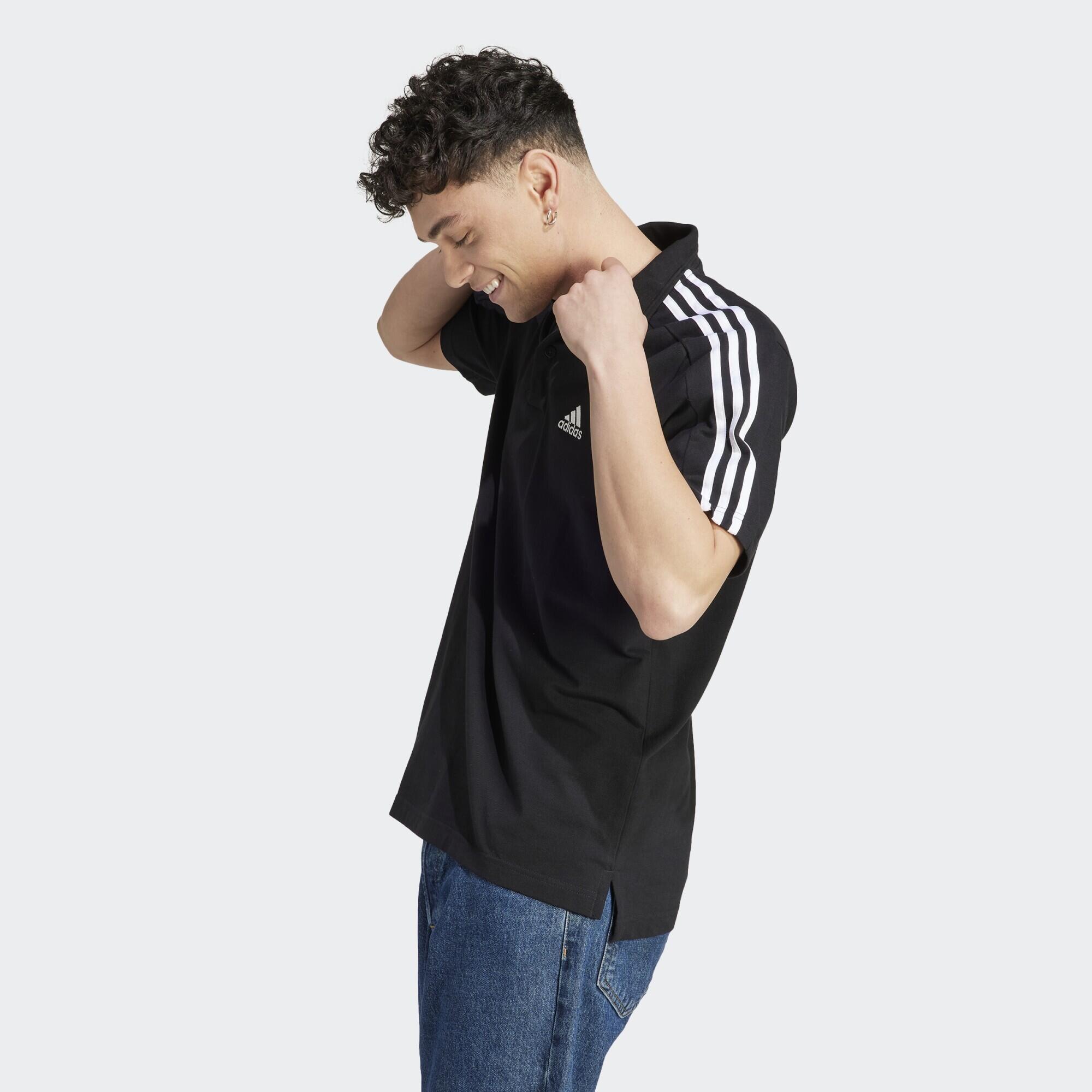 Polo em Piqué 3-Stripes Essentials 3/7