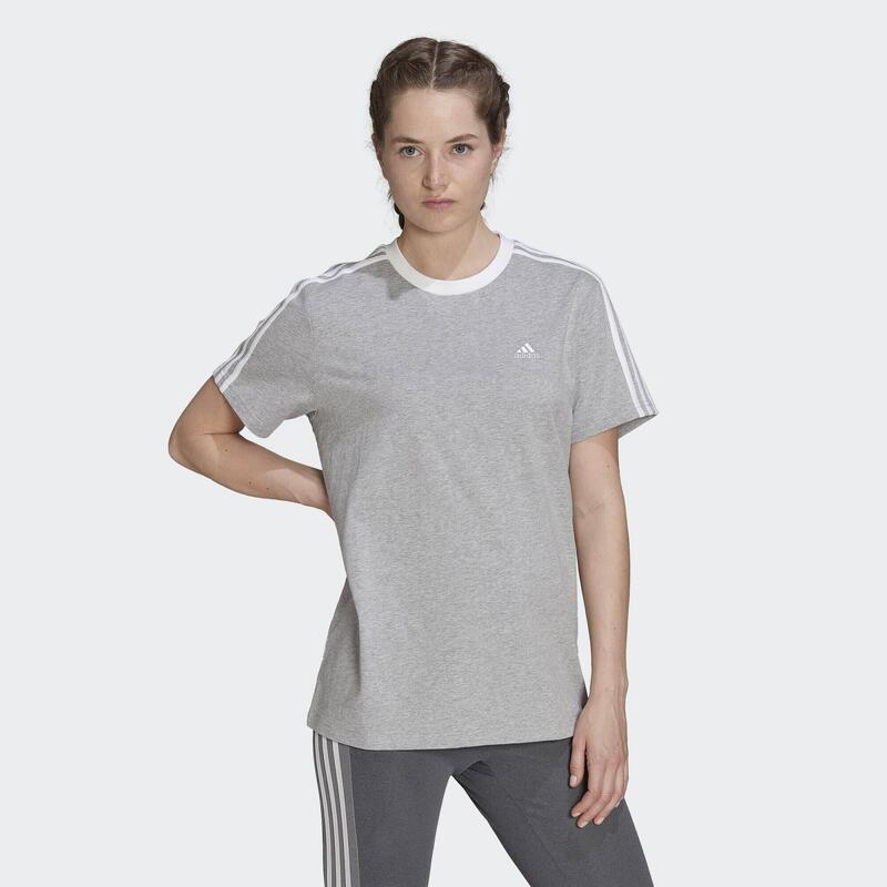Koszulka fitness damska Adidas Essentials 3-Stripes Tee