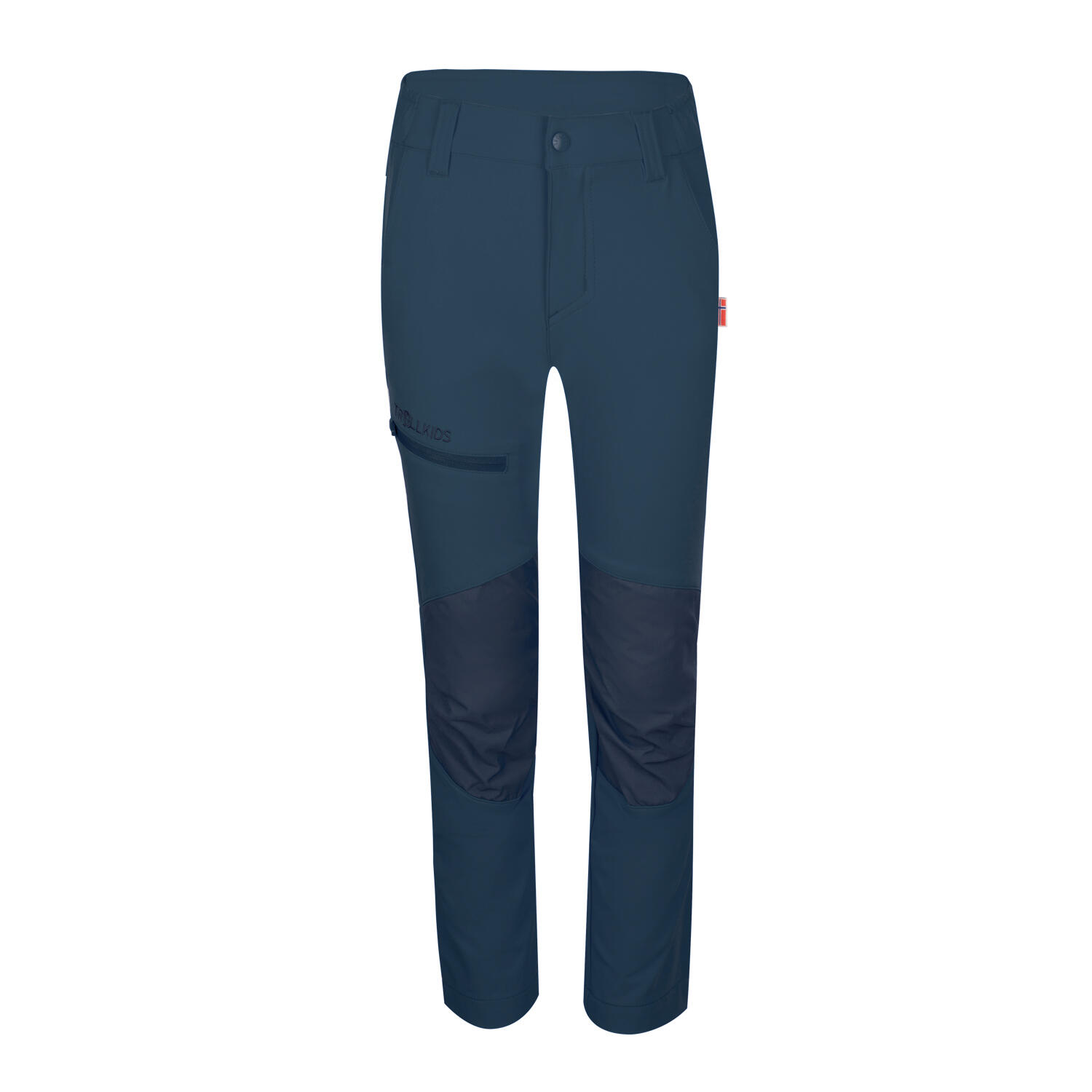 TROLLKIDS Kinder Softshellhose LYSEFJORD XT Marineblau