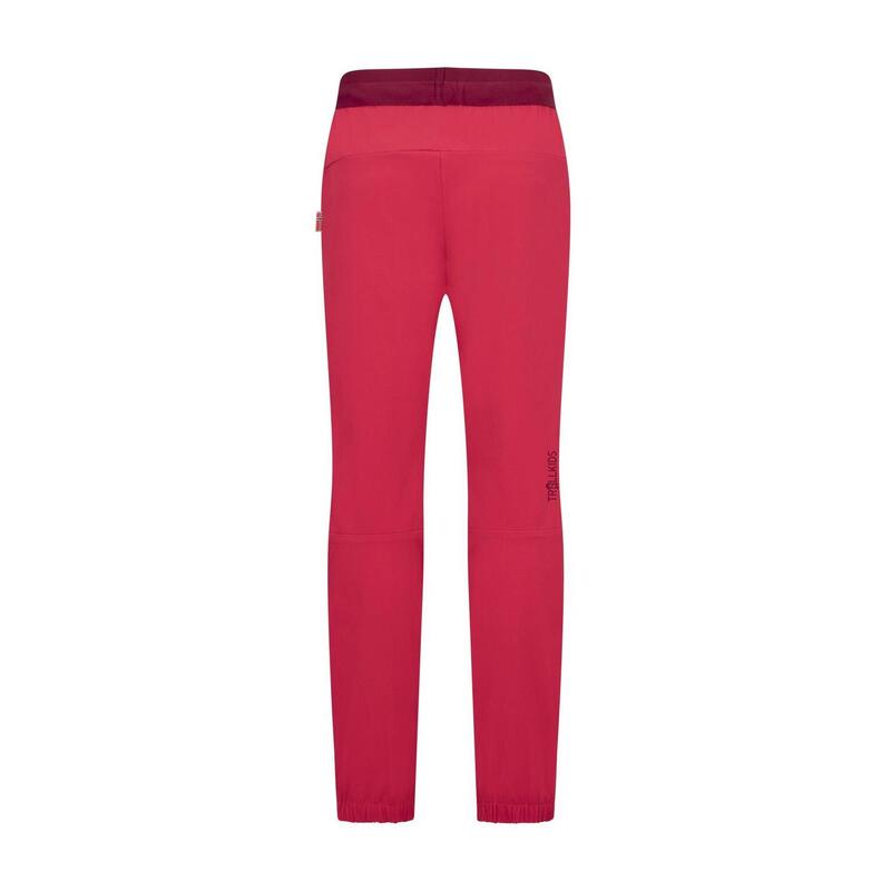 Pantalon Tronfjell pour enfants rouge rubis/magenta