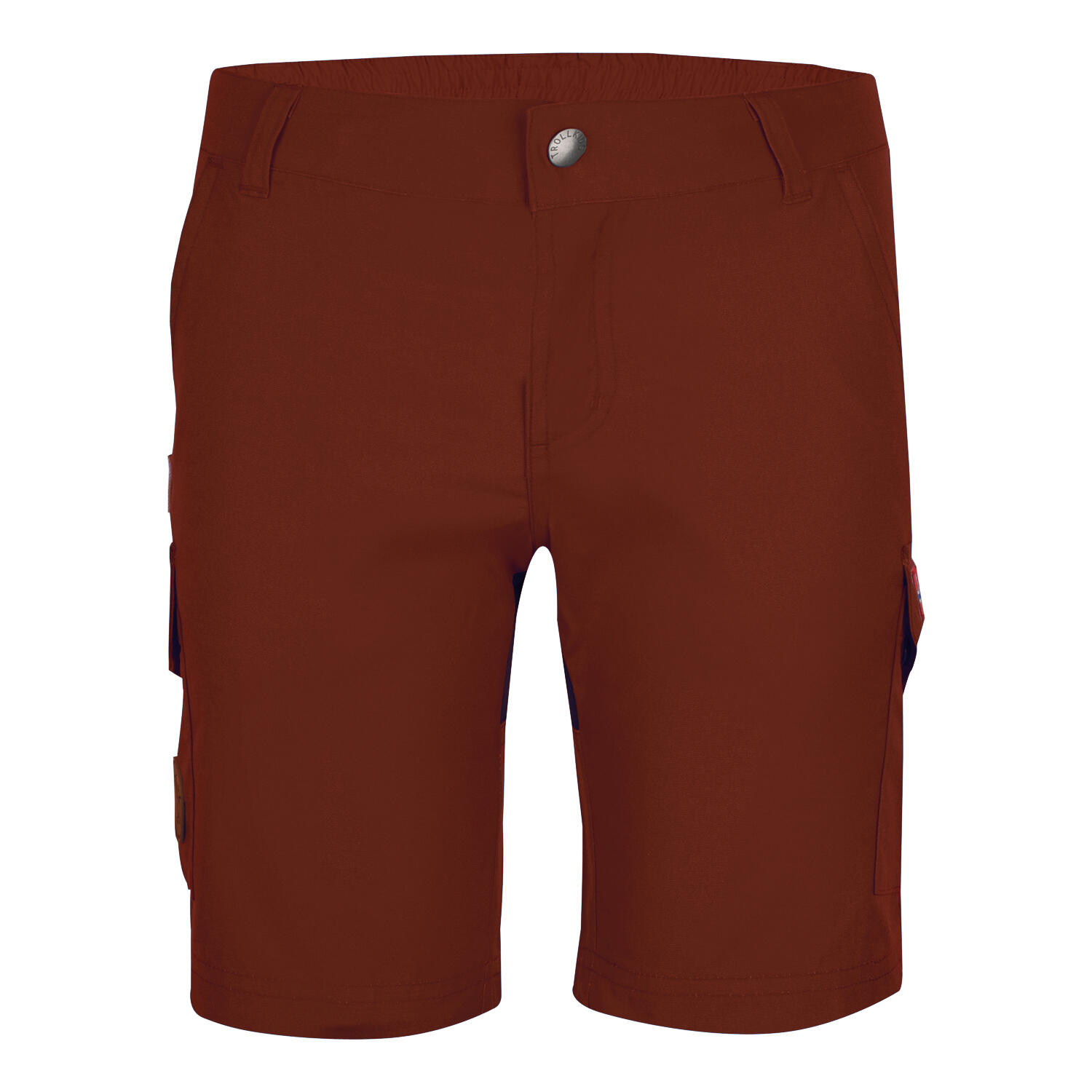 Pantaloncini da bambino Hammerfest rosso-marrone