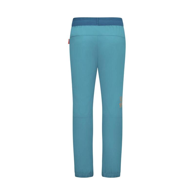 Pantalon Tronfjell pour enfants bleu-vert/orange