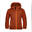 Kinder Fleece-Jacke Skabu Dunkelorange/Hellorange