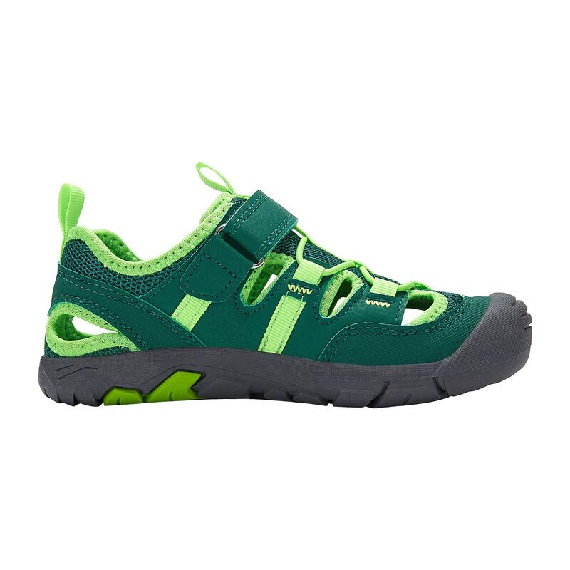 Sandales de plein air pour enfants Kroksand vert foncé/vert clair