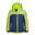 Veste de vélo enfant Telemark vert kiwi/bleu mystique