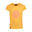 Mädchen T-Shirt Mädchen Logo Safrangelb/Koralle