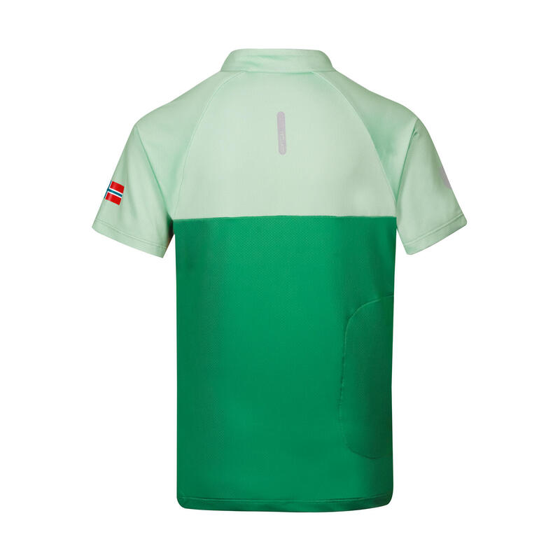 T-shirt enfant Trondheim vert feuille/vert sauge