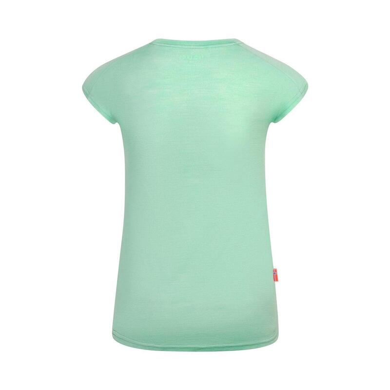 T-shirt fille Sandefjord vert sauge