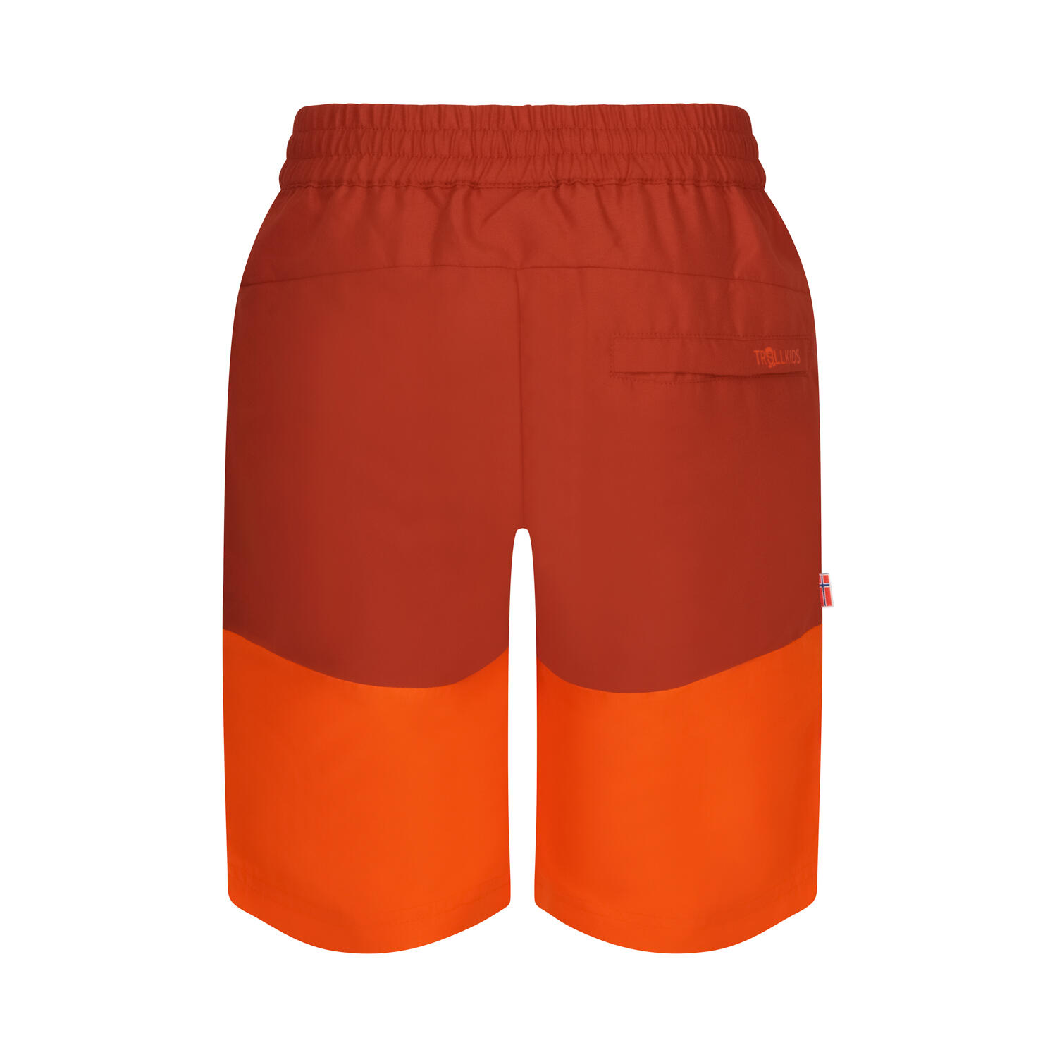 Short de bain enfant Kroksand orange foncé/orange clair 2/2